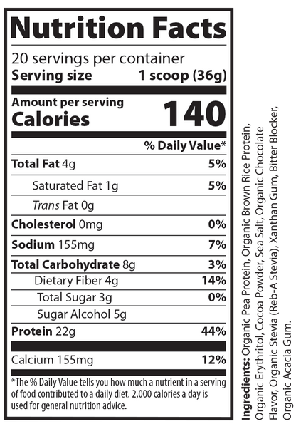 Plant Protein (Chocolate Milkshake)