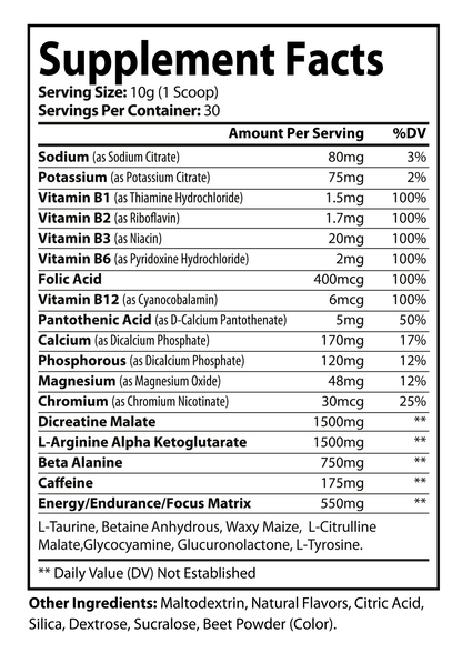 Pre-Workout (Fruit Punch)