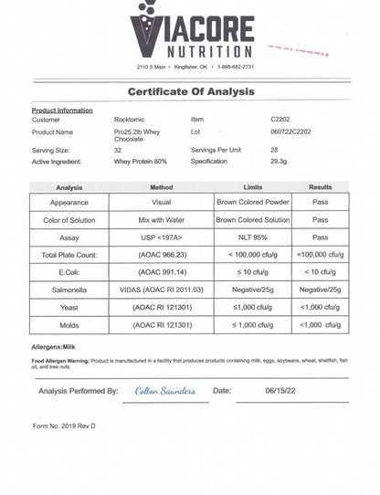 Whey Protein (Chocolate Milkshake)